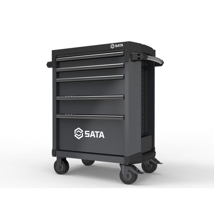 Carro para Ferramentas com 5 Gavetas Cinza - SATA Brasil