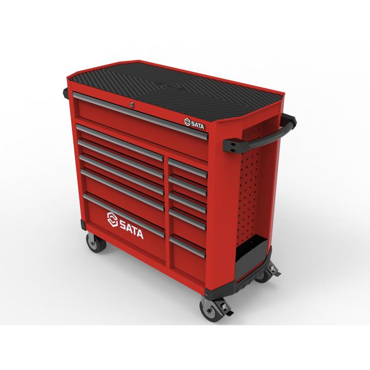 Carro para Ferramentas com 11 Gavetas Vermelho - SATA Brasil