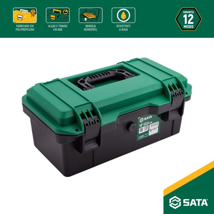 CAIXA PLÁSTICA REFORÇADA ANTI-UMIDADE 16” SATA - ST95311 - SATA Brasil