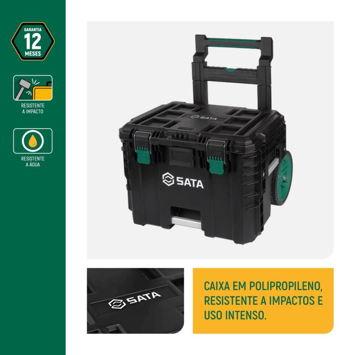 CAIXA PLÁSTICA À PROVA D'ÁGUA 65L SATA - ST95322 - SATA Brasil