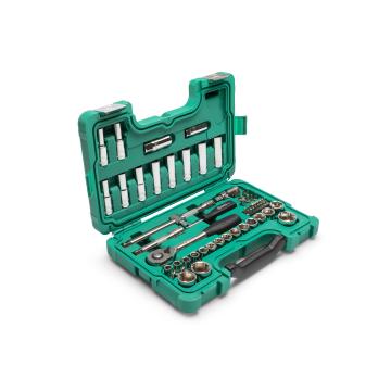 Image of 58 Pc. 1/2" Drive 6 Point Metric Socket Set - SATA
