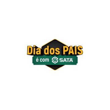 logo dia dos pais é com sata