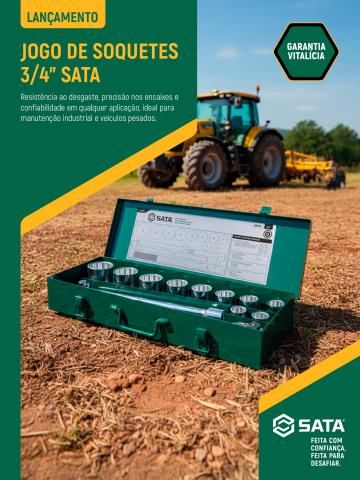 Capa Lâmina de Vendas - Jogo de Soquetes 3/4pol